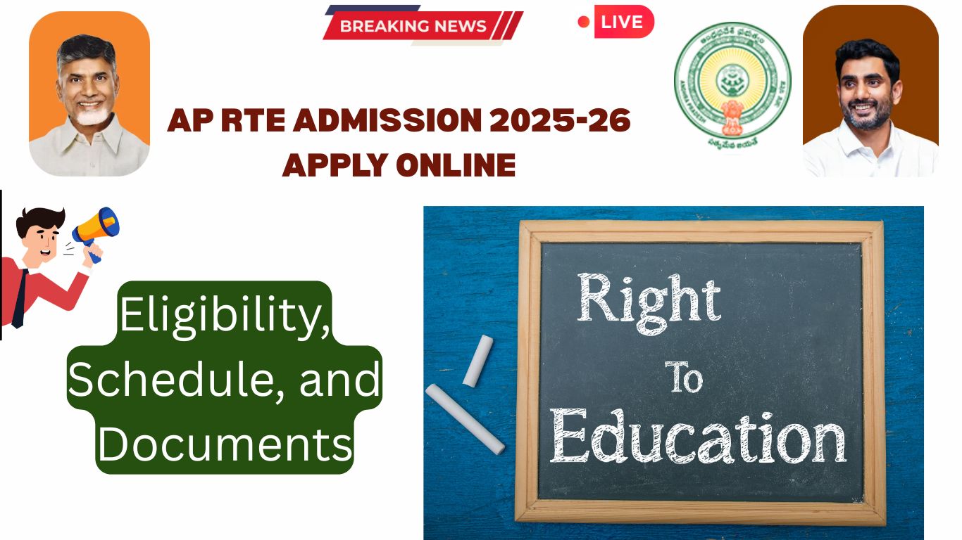 The AP RTE Admission 2025-26 is a golden opportunity for parents to secure quality education for their children in private schools at no cost.