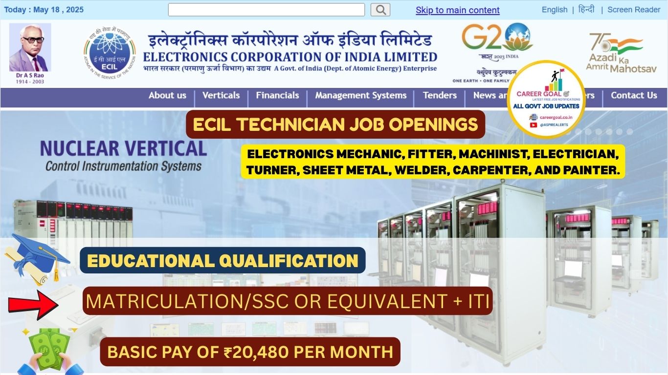 ECIL Technician Job Openings