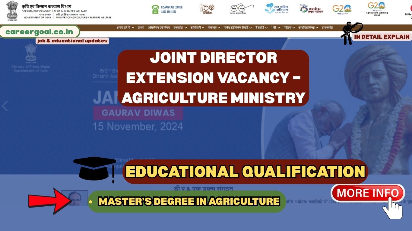 joint director Job Notification