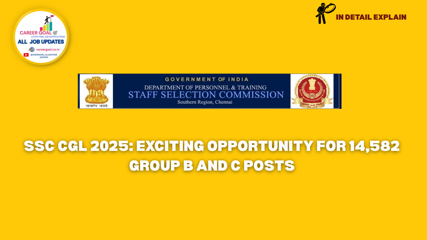 SSC CGL 2025: Exciting Opportunity for 14,582 Group B and C Posts